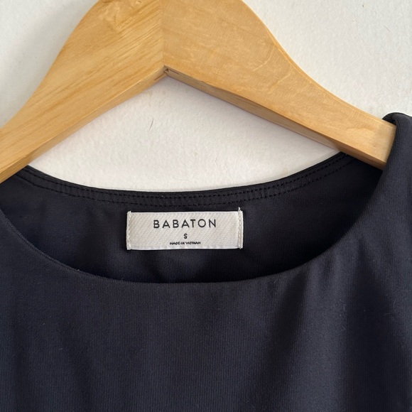 Aritzia Babaton Black Double Lined Classic Bodysuit Size Small EUC - Picture 4 of 6